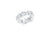 Diamond Ring 0.67 ct tw Round-cut 14K White Gold BAN034 - NorthandSouthJewelry