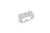 Milgrain Diamond Ring 0.18 ct tw Round-cut 14K White Gold BAN035 - NorthandSouthJewelry