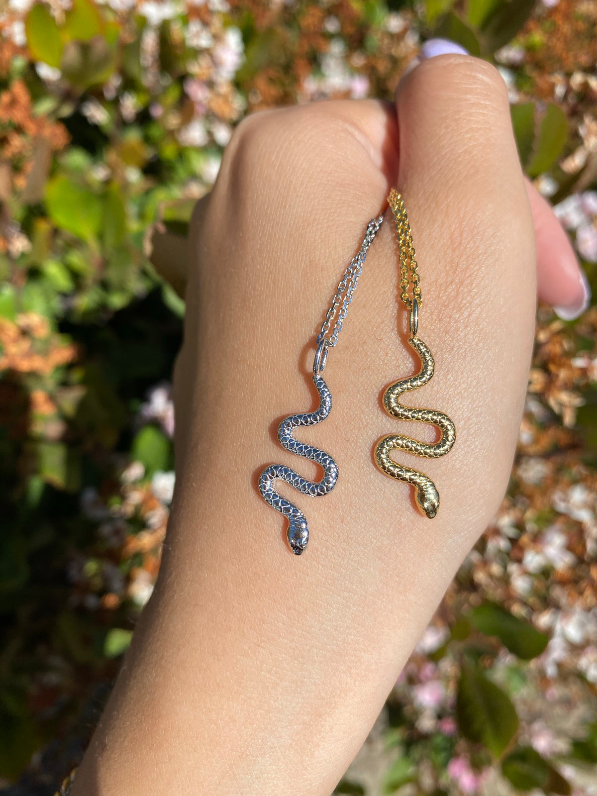Snek Necklace 14K Solid Gold SNK015